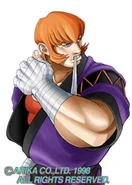 Allen's character select art in Fighting Layer