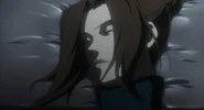 Juli defeated in the Super Street Fighter IV OVA.