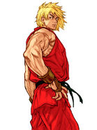 Ken in C, A or P Groove from Capcom vs. SNK 2