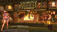 Sodom's cameo appearance in the Mad Gear Hideout stage in Street Fighter X Tekken and Ultra Street Fighter IV.