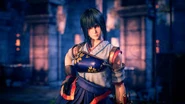 Hokuto in her win pose.