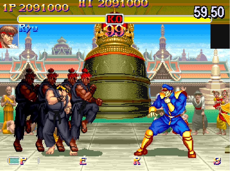 Street Fighter Alpha 2 [PS1] - play as Shin Akuma 