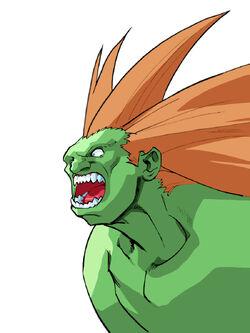 Blanka Arte conceitual do personagem, Images, Street Fighter II, Museu