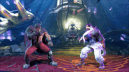 M. Bison's regular and OD Backfist Combo with Psycho Mine.