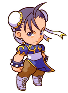 Chun-Li from Pocket Fighter.