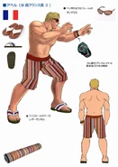 Concept Art for Abel's 3rd alternate costume.