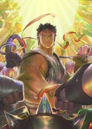Street Fighter 30th anniversary illustration.