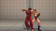 Guy performing the Bushin Goraisenpujin against Cammy.