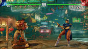 Bustling Side Street Ryu vs ChunLi