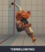 Tenmakujinkyaku w Street Fighter IV (Gouken)