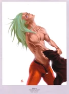 Picture by Saka for the Street Fighter Tribute artbook.[1]