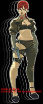 Sharon w Street Fighter EX2 Arika Capcom