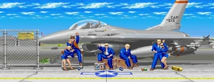 Air Force Base in Super Street Fighter II