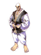 Retsu in the original Street Fighter.