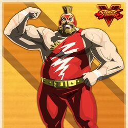 Zangief artwork #2, Street Fighter 2: High resolution