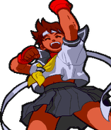 Vs. screen portrait.