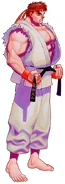 Ryu artwork for Super Street Fighter II.