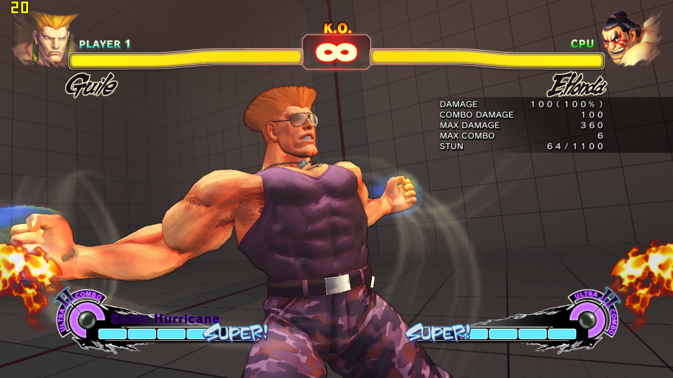 Ultra Street Fighter IV - Guile Move List 