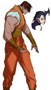 Guy & Rose from the Street Fighter Alpha Anthology cover