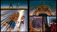 Sagat's Street Fighter Alpha arcade route ending.