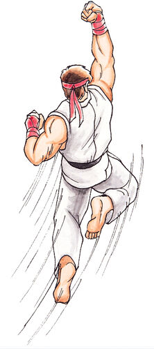 Ryu artwork #9, Street Fighter 2