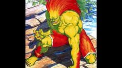 The Video Game Art Archive — Robert Mammone as Blanka on the set