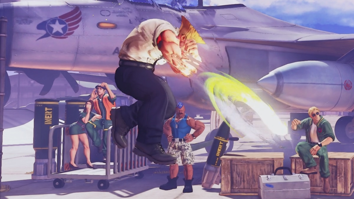 Ultra Street Fighter IV - PS4 Guile sonic boom glitch - video