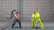 Dudley catching Reverse Spin Kick with EX Cross Counter.