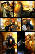 Juni killing her mother in the UDON comics.
