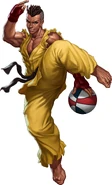 Sean character artwork for Street Fighter III: Third Strike Online Edition.