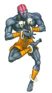 Dhalsim artwork from Street Fighter II: Champion Edition.