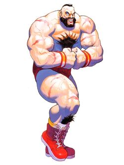 Zangief artwork #2, Street Fighter 2: High resolution