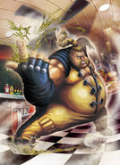 Rufus as he appears in Street Fighter X Tekken.