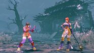 Ibuki (Left) against Katt Falke in a Steam screenshot for Crossover Costumes.