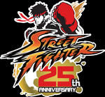 Street Fighter 25th anniversary logo.