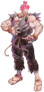 Akuma artwork for Super Street Fighter II Turbo.