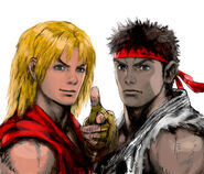 Ryu & Ken (Street Fighter III: 3rd Strike) (Updated in 2017)