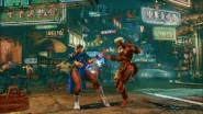 Chun-Li's regular and fully charged Kikosho in Street Fighter V: Arcade Edition.