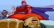 X-Men vs. Street Fighter: Magneto's Ending.