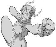 Chun-Li victory portrait (Alpha Costume)