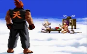 SNK vs. Capcom: SVC Chaos: Akuma's Ending.