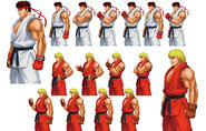 ProjectXZone-Ryu and Ken