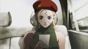 Cammy prepping for her mission during her prologue in Street Fighter IV