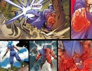 Gen performing Zan'ei against Geki in the UDON comic.