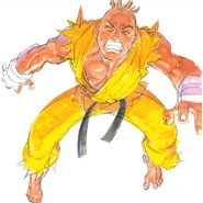 Street Fighter III: New Generation: Concept art.