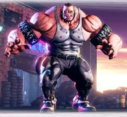 Close-up of character artwork.