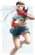 Art from How to Make Capcom Fighting Characters: Street Fighter Character Design