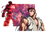 Street Fighter Alpha 3 promotional artwork for the original PlayStation.
