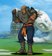 Sagat in The Battle Cats.