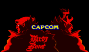 Akuma on the intro of Vampire Savior: The Lord of Vampire.
